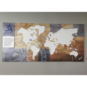 3A Composites Wall Map