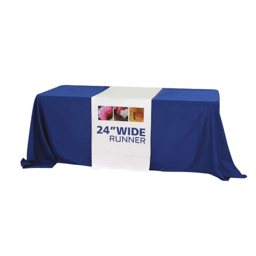 Full Color Printed Fabric Table Runners - 24 inch