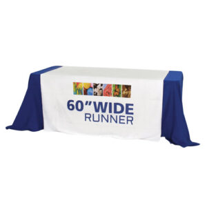 Full Color Printed Fabric Table Runners - 60 inch