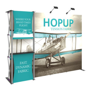 10 x 8 HOPUP Exhibit With Counter No Ends