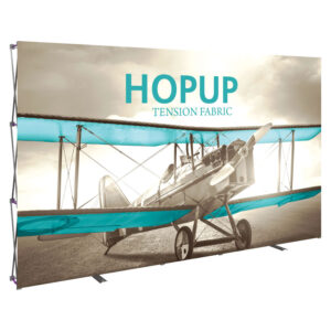 147" x 90" Extra Wide Flat HOPUP Fabric Popup Exhibit