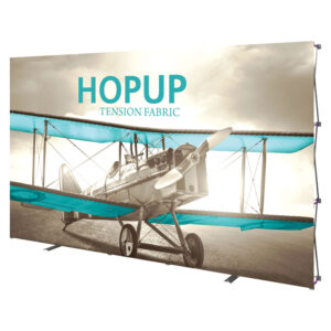 147" x 90" Extra Wide Flat HOPUP Fabric Popup Exhibit