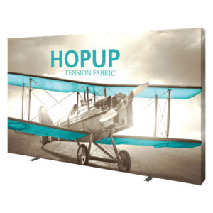 147" x 90" Extra Wide Flat HOPUP Fabric Popup Exhibit