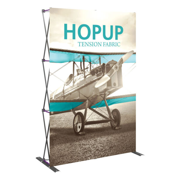 60" x 90" Flat HOPUP Fabric Popup Exhibit