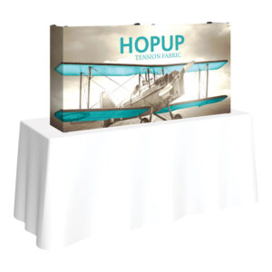 60" x 31" Tabletop Flat HOPUP Fabric Popup Exhibit