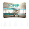 92" x 60" Tabletop Curved HOPUP Fabric Popup Exhibit