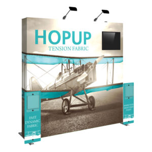 90" x 90" Flat HOPUP Fabric Exhibit for Small Monitor