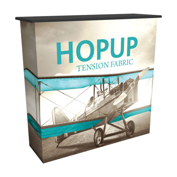Portable HOPUP Fabric Reception Counter