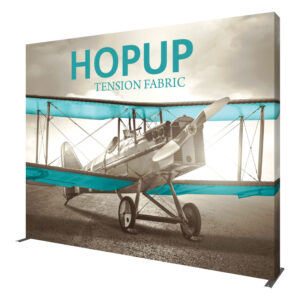 148" x 119" Extra Tall Flat HOPUP Fabric Popup Exhibit