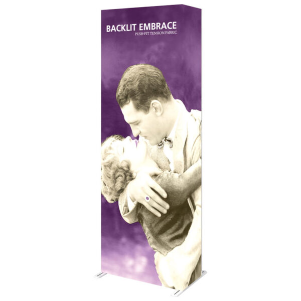 31" x 89" Backlit EMBRACE Fabric Popup Exhibit