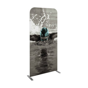 39.38" x 91.63" Flat Fabric Banner Stand Display