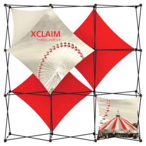 88" x 88" XCLAIM Fabric Popup Exhibit-K2