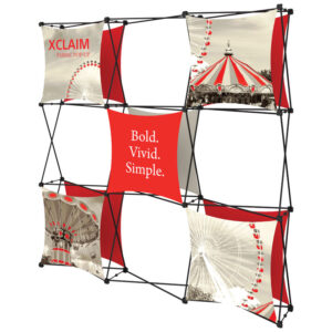 88" x 88" XCLAIM Fabric Popup Exhibit-K4