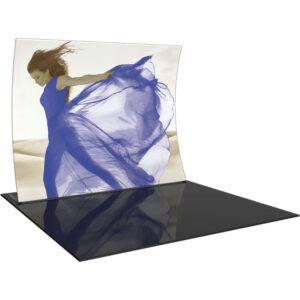 114" x 92" Curved Aluminum Frame and Fabric Exhibit-1