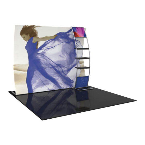 114" x 92" Curved Aluminum Frame and Fabric-5