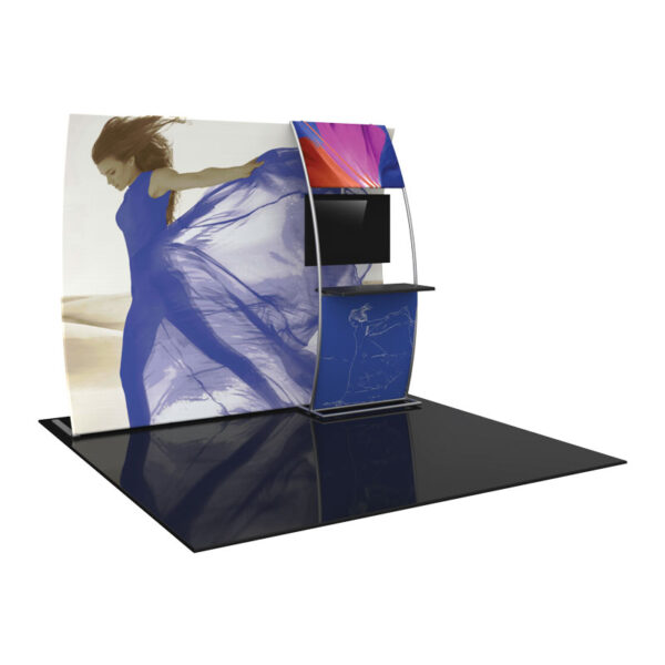 114" x 92" Curved Aluminum Frame and Fabric-3