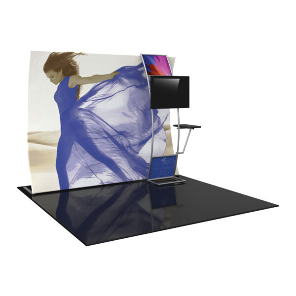 114" x 92" Curved Aluminum Frame and Fabric-4
