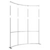 112" x 120" Extra Tall Curved Frame and Fabric Exhibit