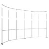 227" x 120" Extra Tall Curved Frame and Fabric Exhibit