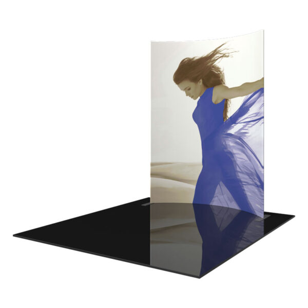 90" x 120" Extra Tall Curved Frame and Fabric Exhibit