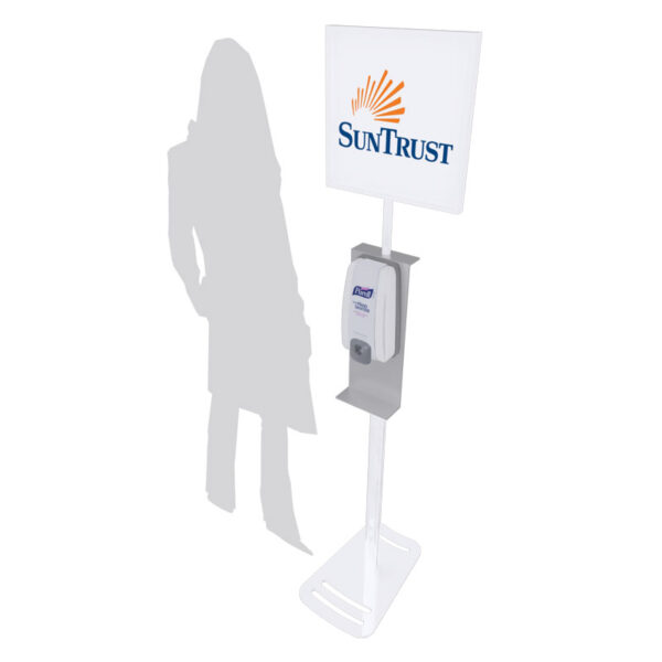 MOD-9002 Hand Sanitizer Stand With Graphic