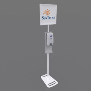 MOD-9002 Hand Sanitizer Stand With Graphic