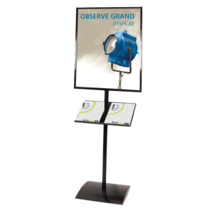 22" x 28" OBSERVE GRAND Poster Sign Display Stand