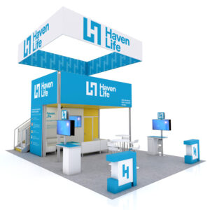 Design 9111: Double-Deck Trade Show Exhibit Rental