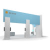 Wing 20 x 30 Island Trade Show Exhibit Booth