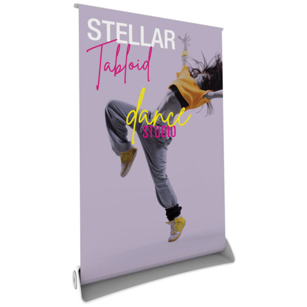 STELLAR Tabloid Tabletop Banner Stand