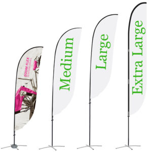 Small Feather ZOOM Flex Outdoor Flag