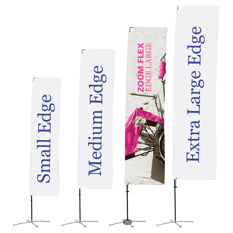 Large Edge ZOOM Flex Outdoor Flag