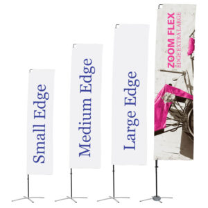 Extra Large Edge ZOOM Flex Outdoor Flag