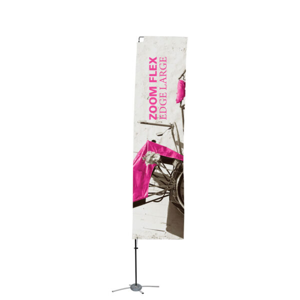 Large Edge ZOOM Flex Outdoor Flag