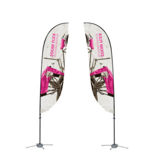 Medium Single-Sided Feather Outdoor Flag