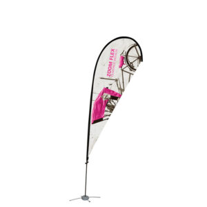 Medium Teardrop ZOOM Flex Outdoor Flag