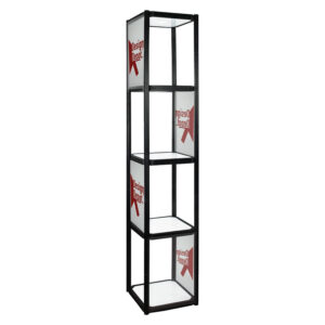 TWIST Portable Shelf Display with 4 Shelves