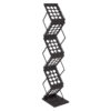 Black ZedUp 1 Collapsible Literature Stand