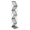 Silver ZedUp 1 Collapsible Literature Stand