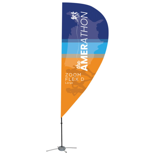 Large Zoom D-Shaped Flag