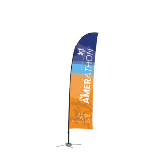 Zoom Straight Outdoor Flag, Small