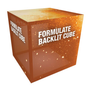Back Lit Printed Stacking Cube Displays
