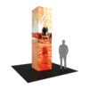Square Back Lit Graphic Tower 01