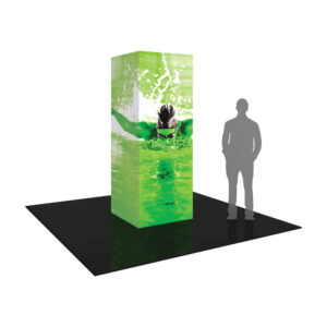 Square Back Lit Graphic Tower 03