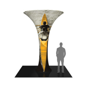 Funnel Shaped Fabric Tower 03