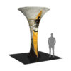 Funnel Shaped Fabric Tower 03